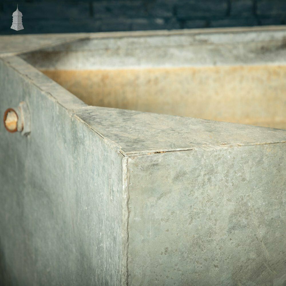 600.0 Galvanised Water Tank, Large Reclaimed Metal Planter photo