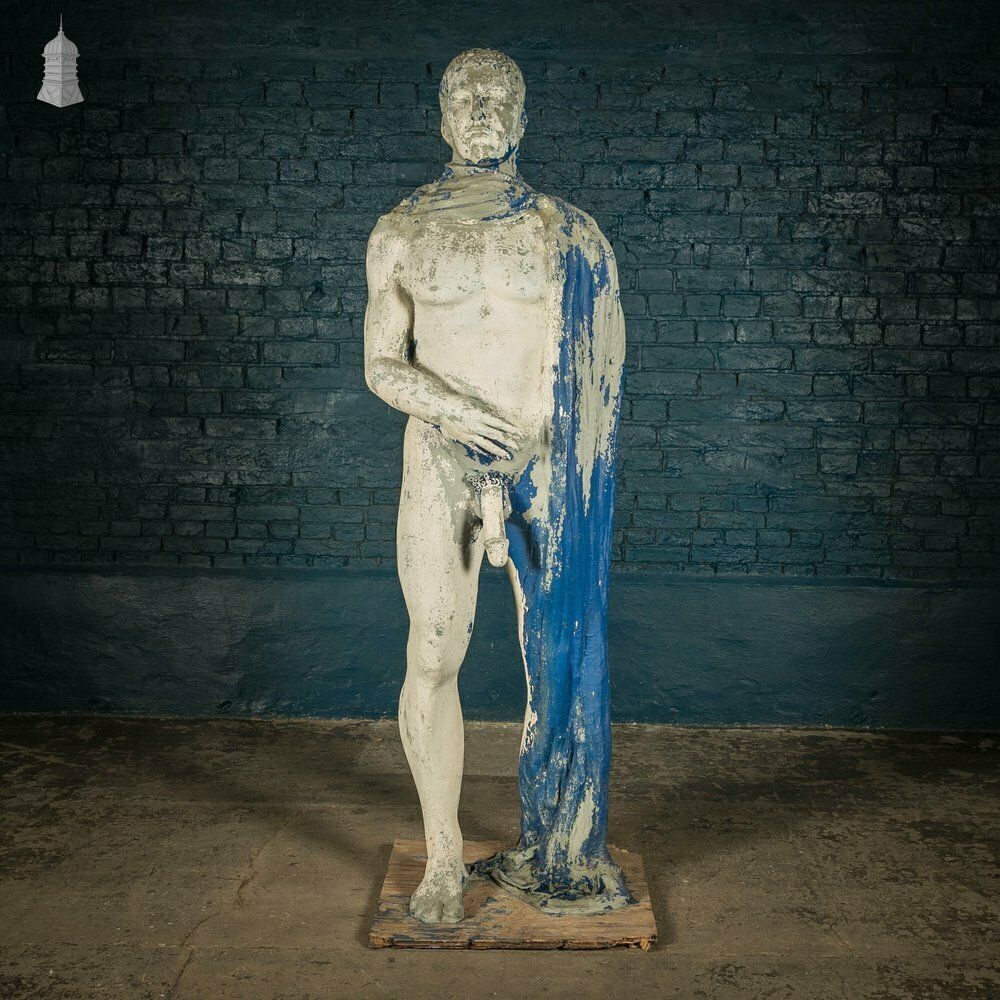 Nude Male Statue, Fiberglass Anatomical Masculine Study photo furniture