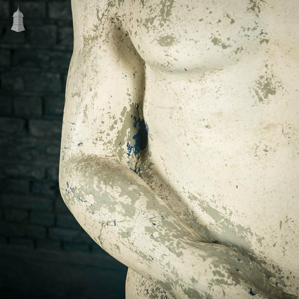 photo vinterior Nude Male Statue, Fiberglass Anatomical Masculine Study