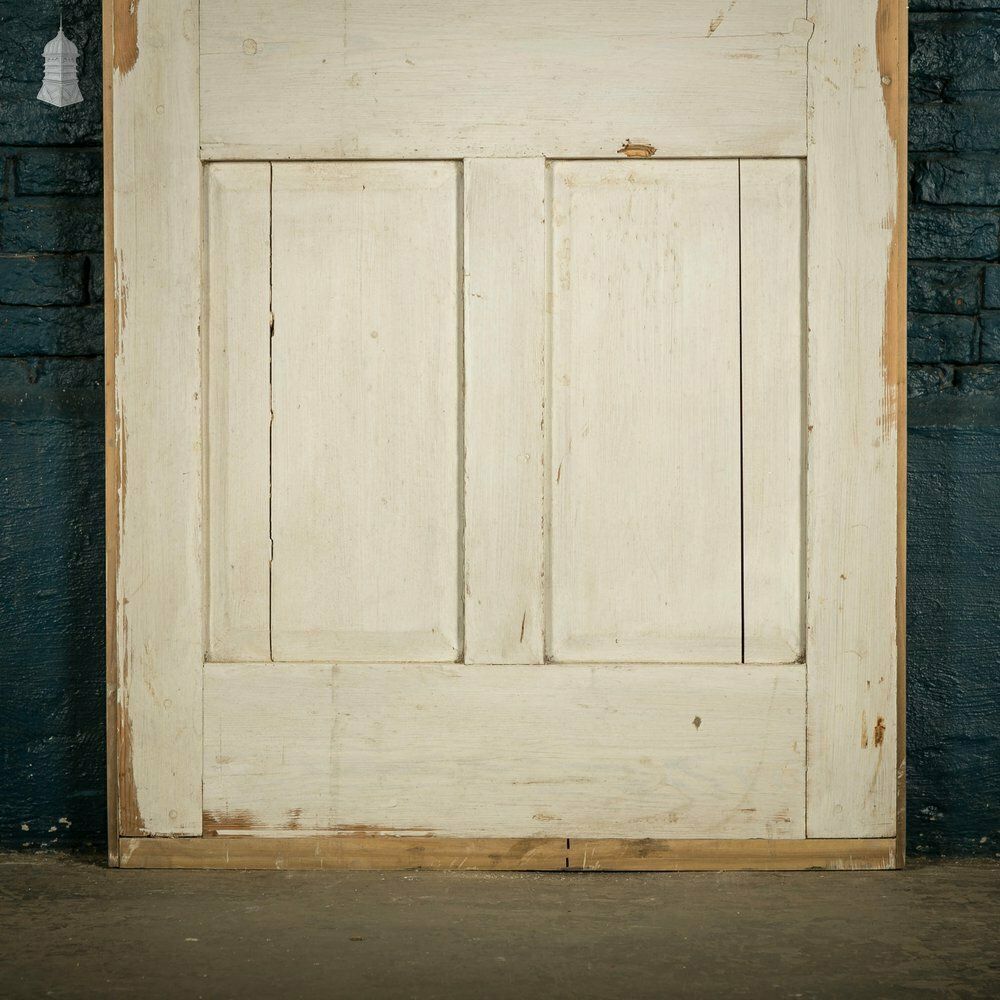 photo buy Pine Paneled Door, Moulded 6 Panel, White Painted