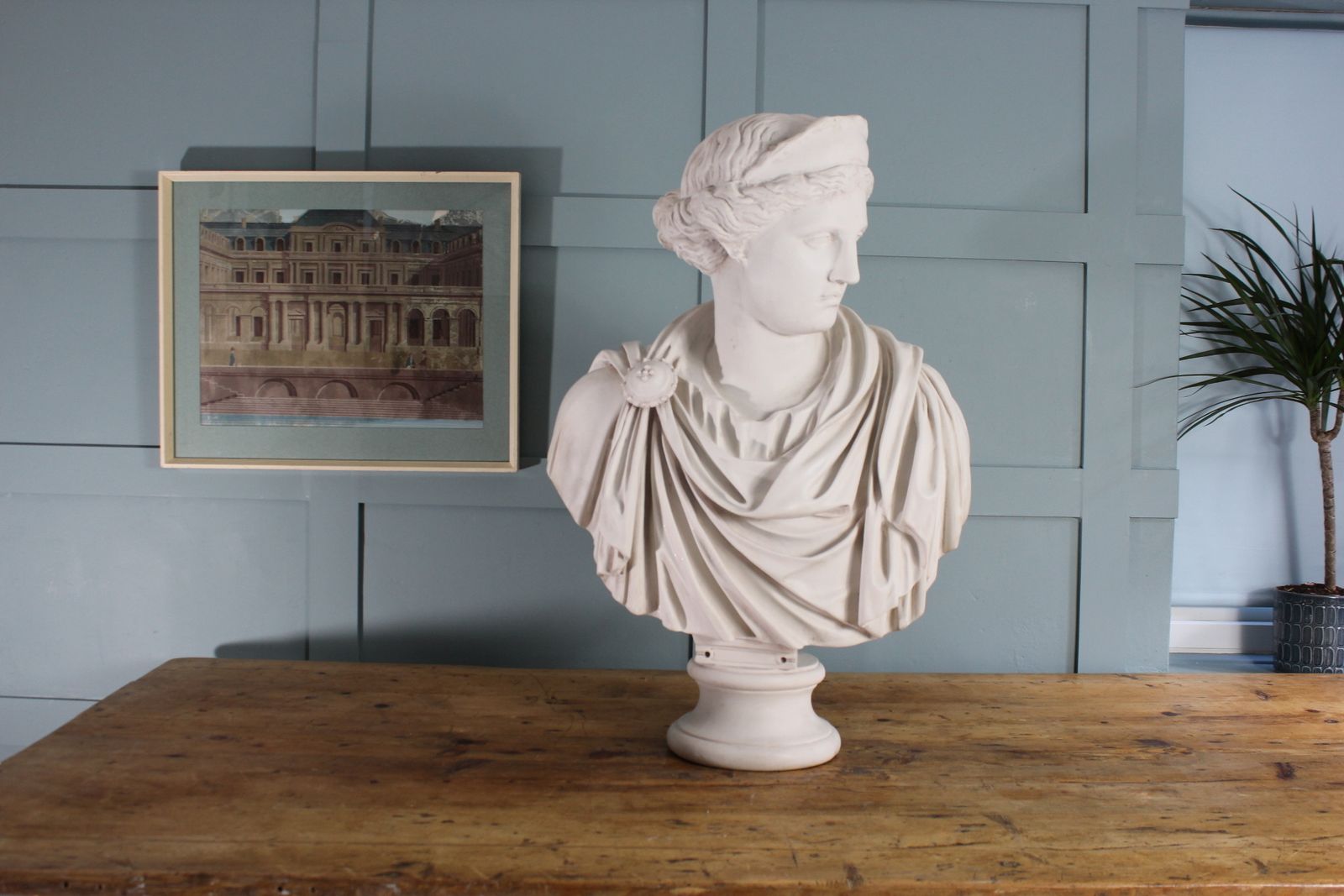 After Antique Vintage Marble Bust Anthony Redmile photo Art