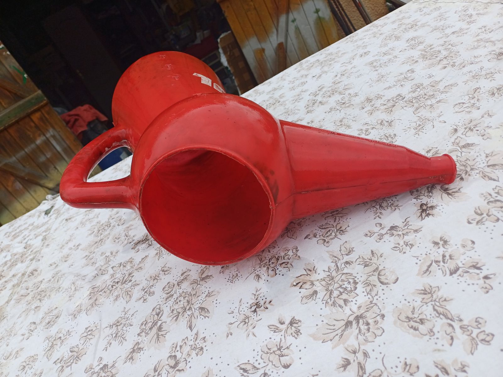 Motul Oil Jug Pitcher, 1950s, Plastic photo vinterior