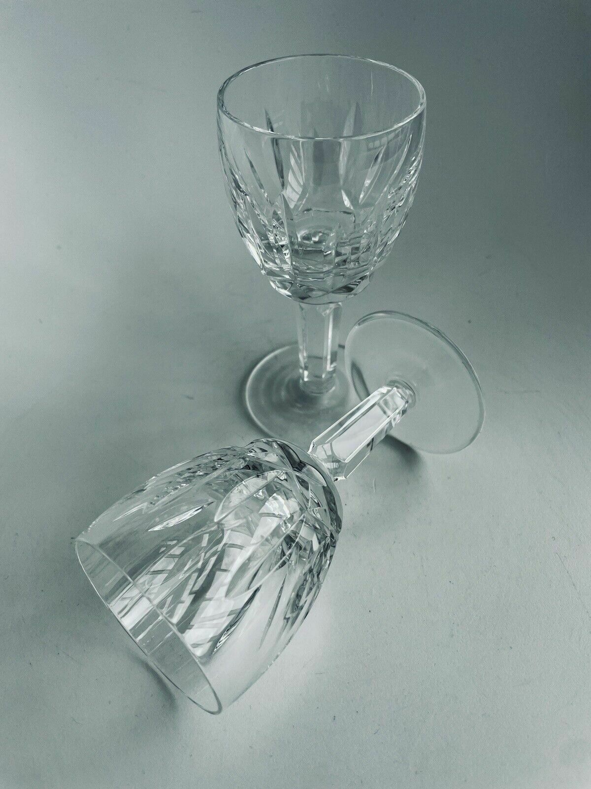 A Pair Of Waterford Crystal Kildare Cut Port Glasses