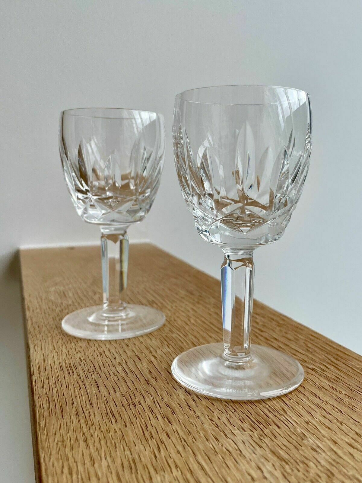 A Pair Of Waterford Crystal Kildare Cut Port Glasses photo furniture