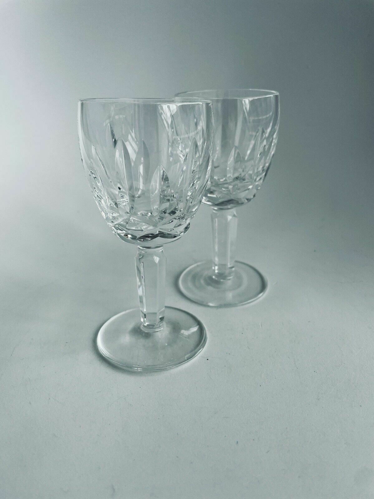 A Pair Of Waterford Crystal Kildare Cut Port Glasses photo vinterior