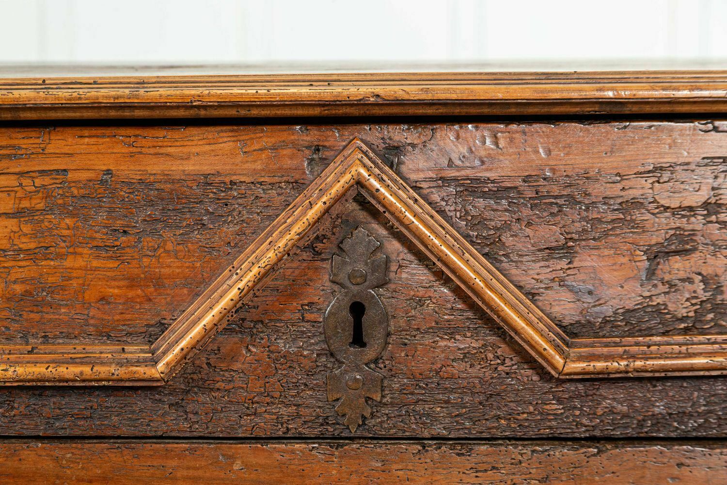 Furniture 17thc Italian Cedar Wood Coffer photo