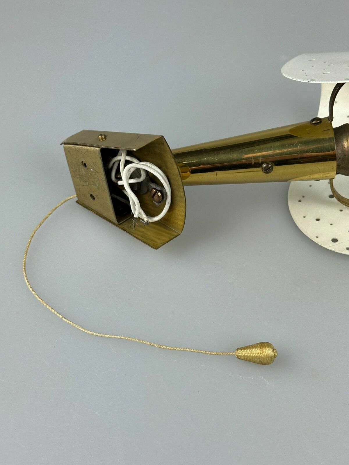 50s 60s Wall Lamp By Ernest Igl For Hillbrand Brass & Metal Design photo vintage