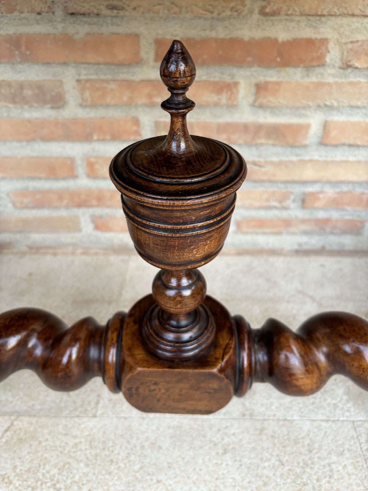 photo buy Early 19th Century French Walnut Work Table Or Desk With One Drawer