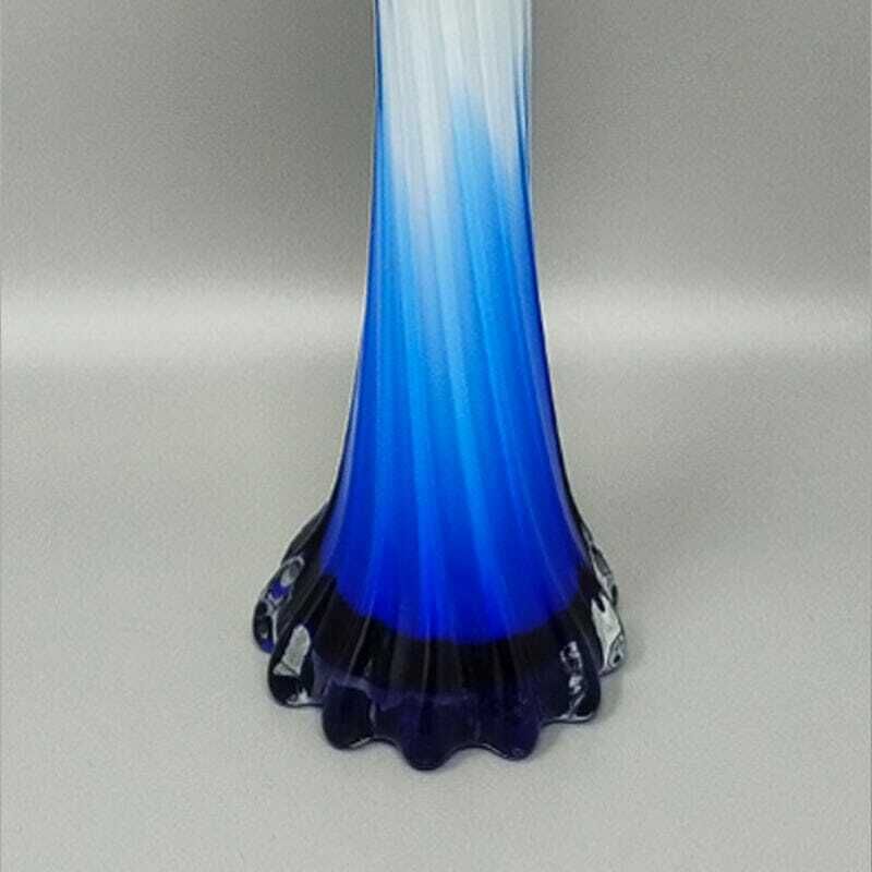 1960s Astonishing Jack In The Pulpit "Calla Lily" Vase In Murano Glass. photo vintage