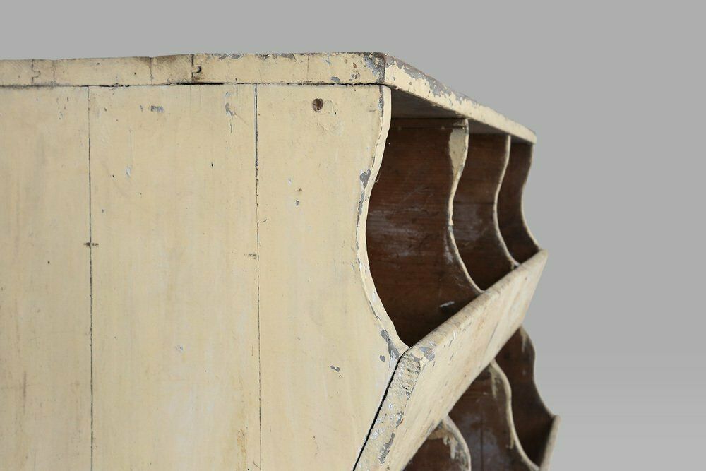 Industrial Compartment Cabinet With Rich Patina, France, 1890s photo Furniture