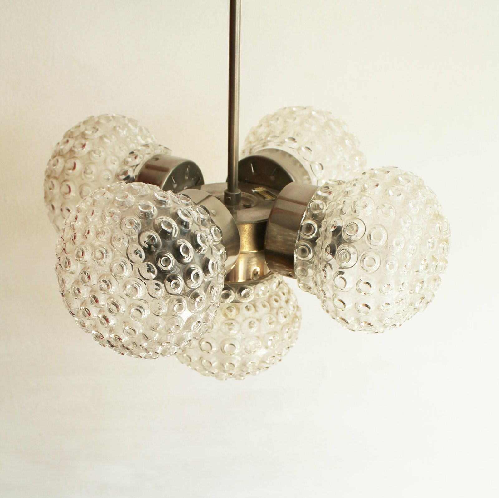 1970's Ceiling Lamp By Miroslav Cermak For Kamenicky Senov Factory photo Lighting