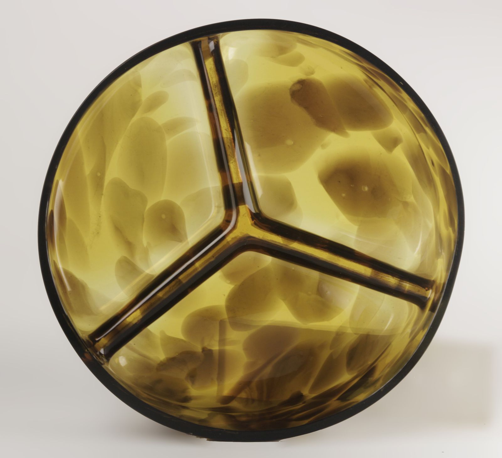 Mid 20th Century Modern Glass Centerpiece Salad Bowl By Argentine Designer Alberto Churba photo 1100.0