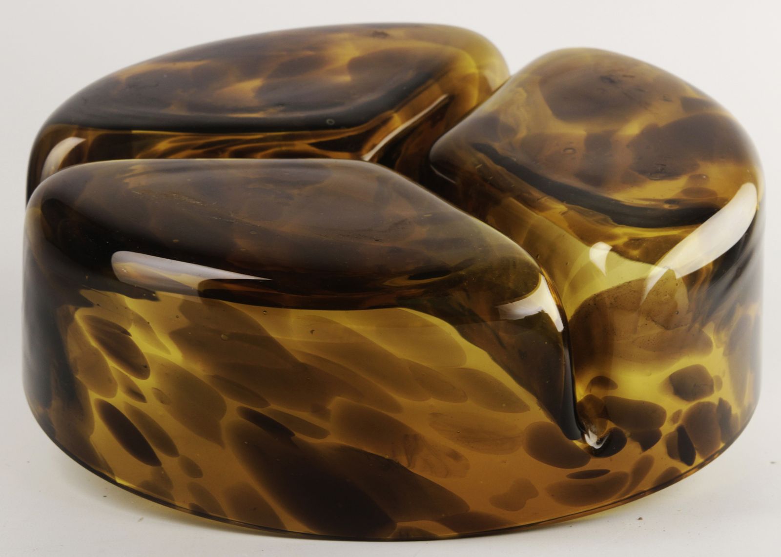 Mid 20th Century Modern Glass Centerpiece Salad Bowl By Argentine Designer Alberto Churba photo vinterior
