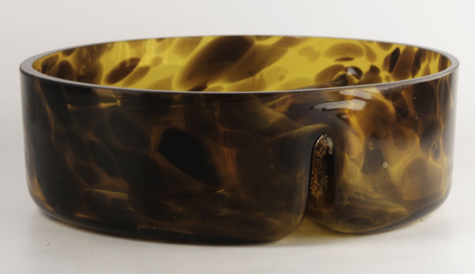 Mid 20th Century Modern Glass Centerpiece Salad Bowl By Argentine Designer Alberto Churba photo Home Decor