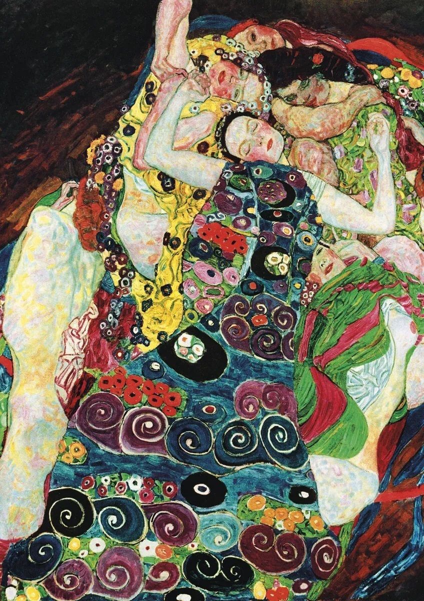 Gustav Klimt The Virgin Canvas Digital Wall Art Large A1 photo furniture