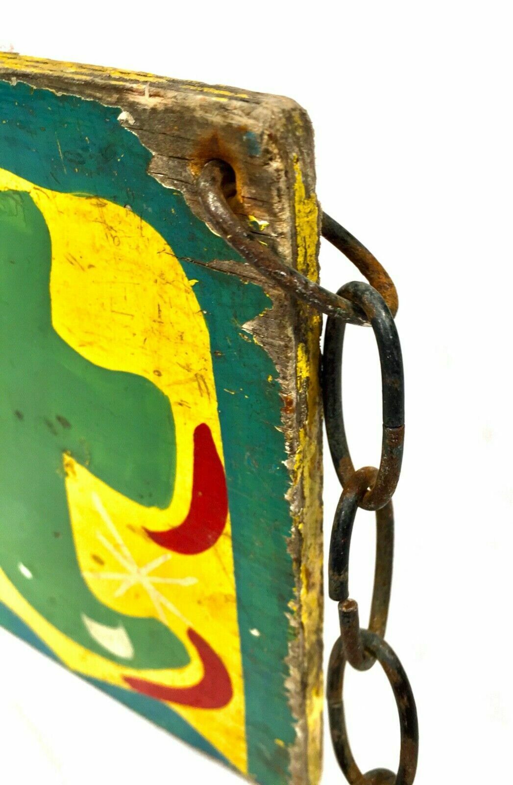 Antique Advertising   20th Century Double Sided Fairground Sign / Paint On Board photo 119.0