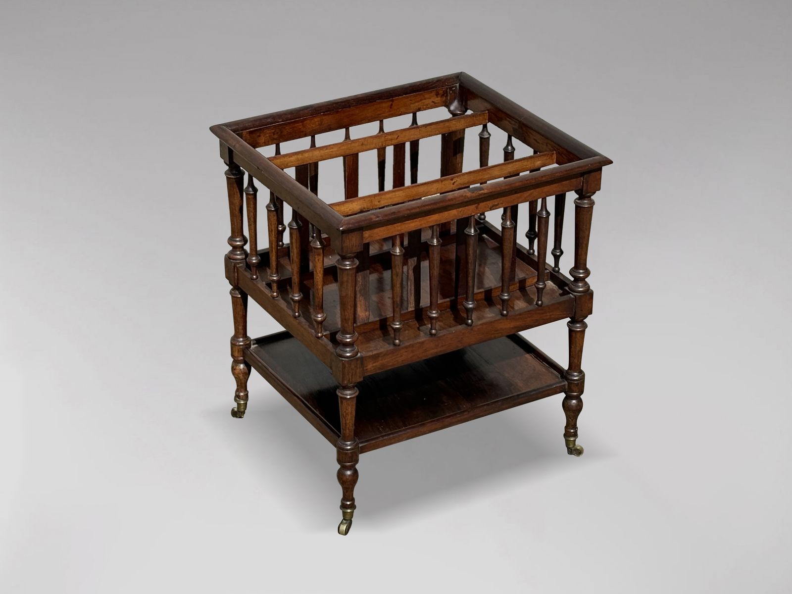 19th Century French Rosewood Canterbury Or Magazine Rack photo buy