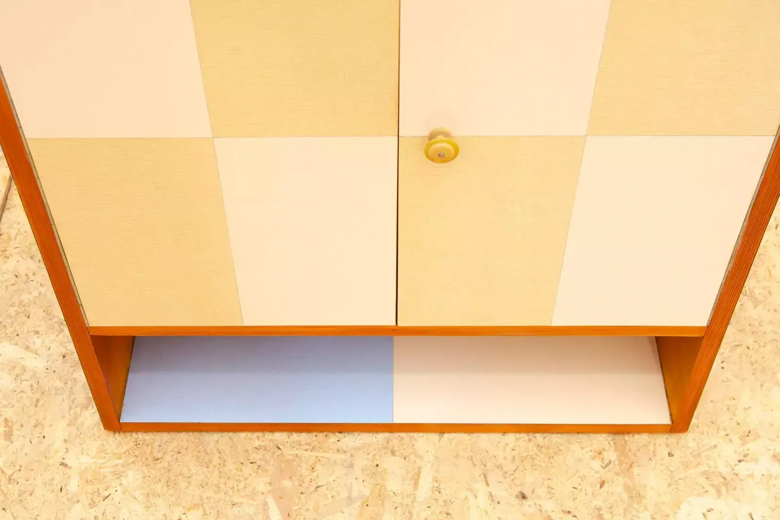 photo vinterior Mid Century Colorful Kitchen Cabinet, Czechoslovakia, 1950´S, Central Europe