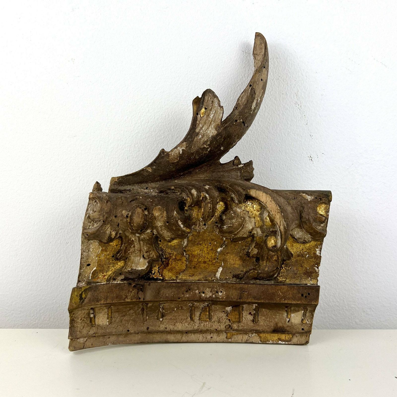 Antique Gilt Wood Carving, Architectural Salvage, Italian Antique Salvage Decor photo furniture