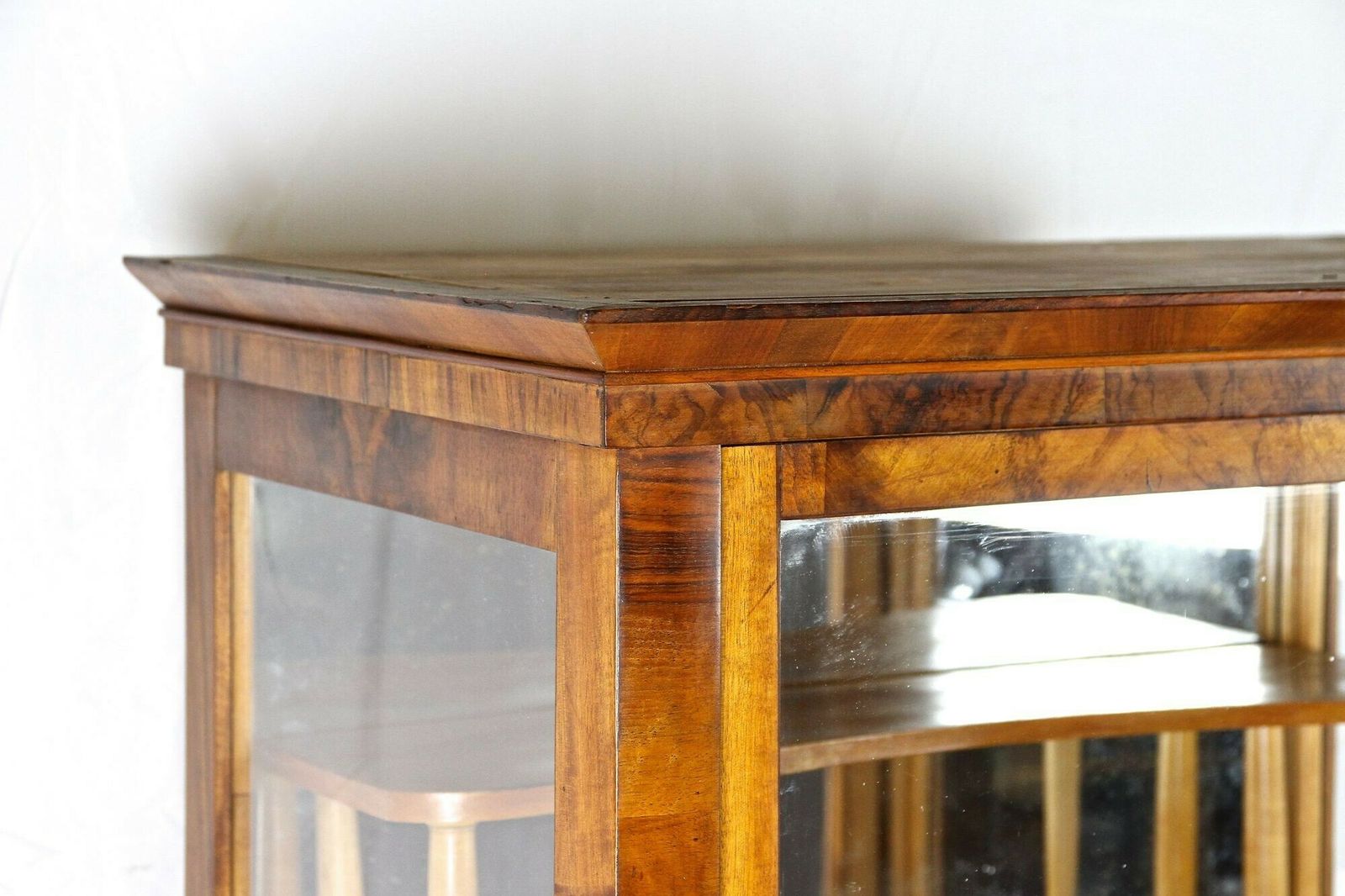photo for sale 19th Century Biedermeier Nutwood Vitrine/ Display Cabinet, Austria Circa 1840