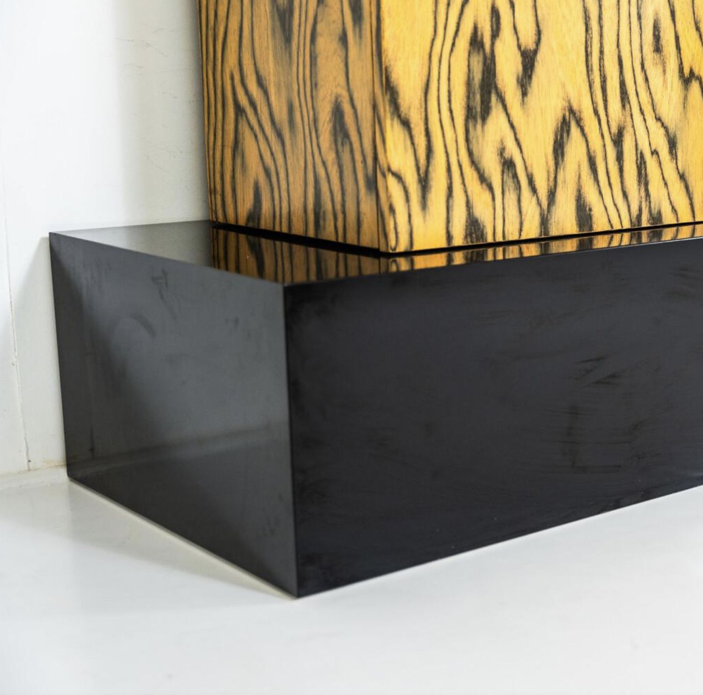 Storage Unit With Light And Mirror By Studio Mundici For Area Casa, 1980s photo furniture