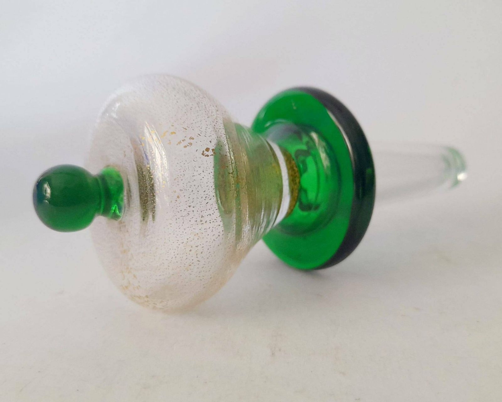 Blue Murano Glass Bottle Design Gabbiani Venezia Vintage Italian Glass Vase photo buy