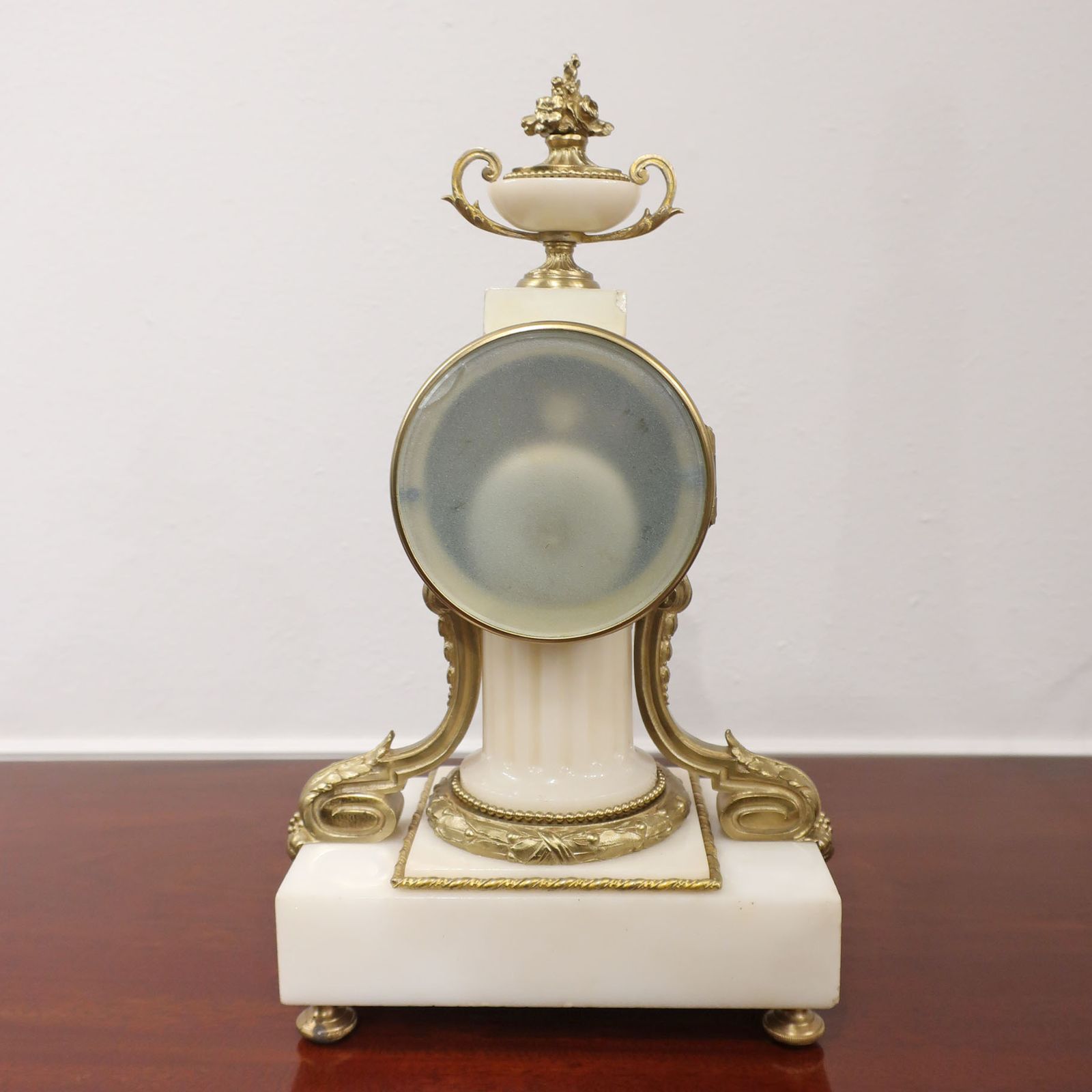 photo furniture French Marble And Bronze Gilt Mantel Clock
