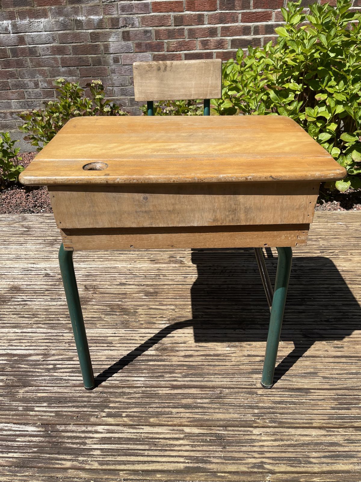 Vintage Single School Desk(right Hand Entry)