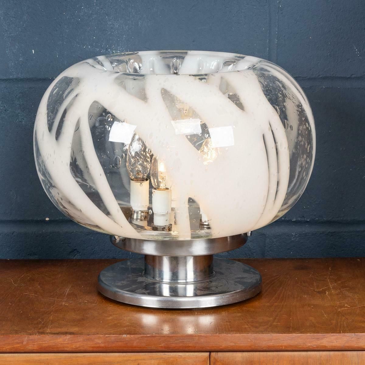 A 20th Century Italian Table Lamp By Carlo Nason For Mazzega, Murano C.1970 photo for sale