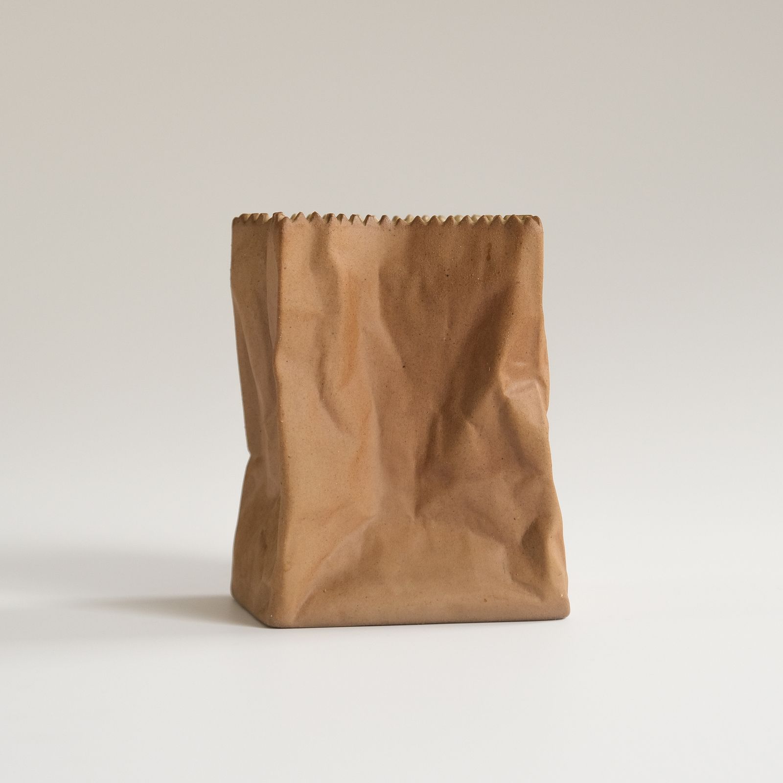 Mid Century Tapio Wirkkala “Paper Bag" Vase For Rosenthal, Germany C.1970s photo buy