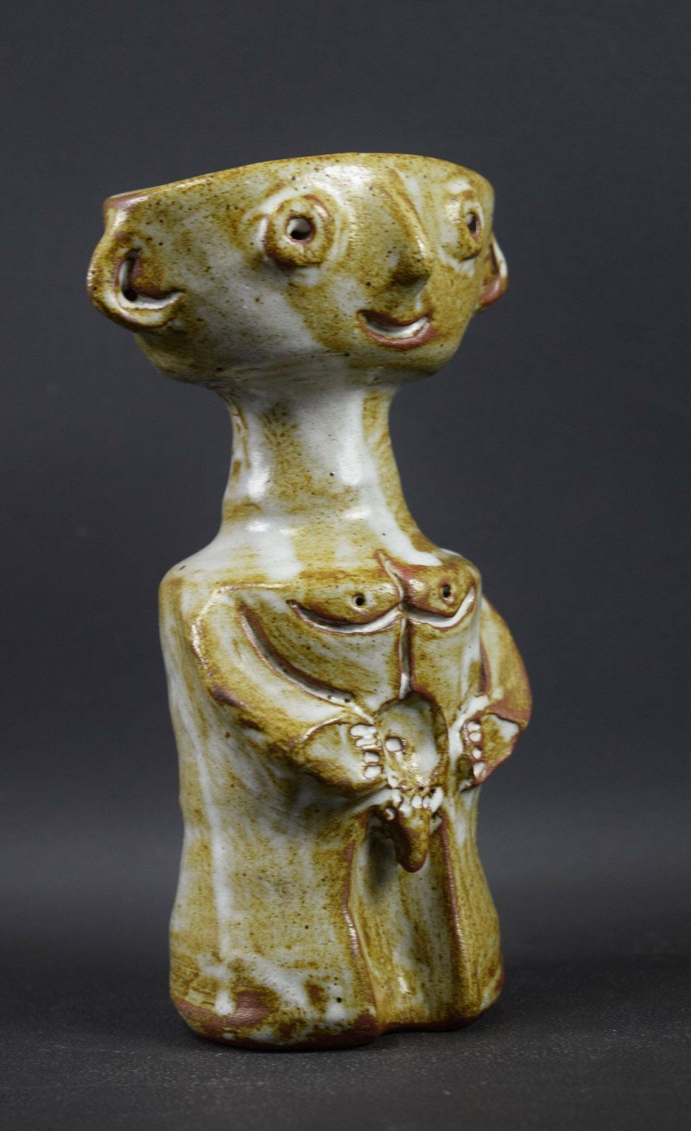 Jacques Pouchain Anthropomorphic Vase Dieulefit Atelier Ceramic photo vinterior