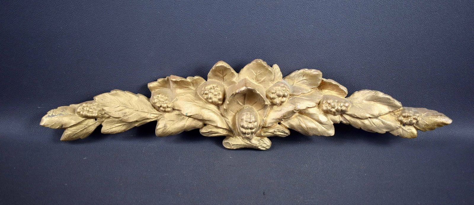 French Antique Bronze Pediment 19th photo vintage