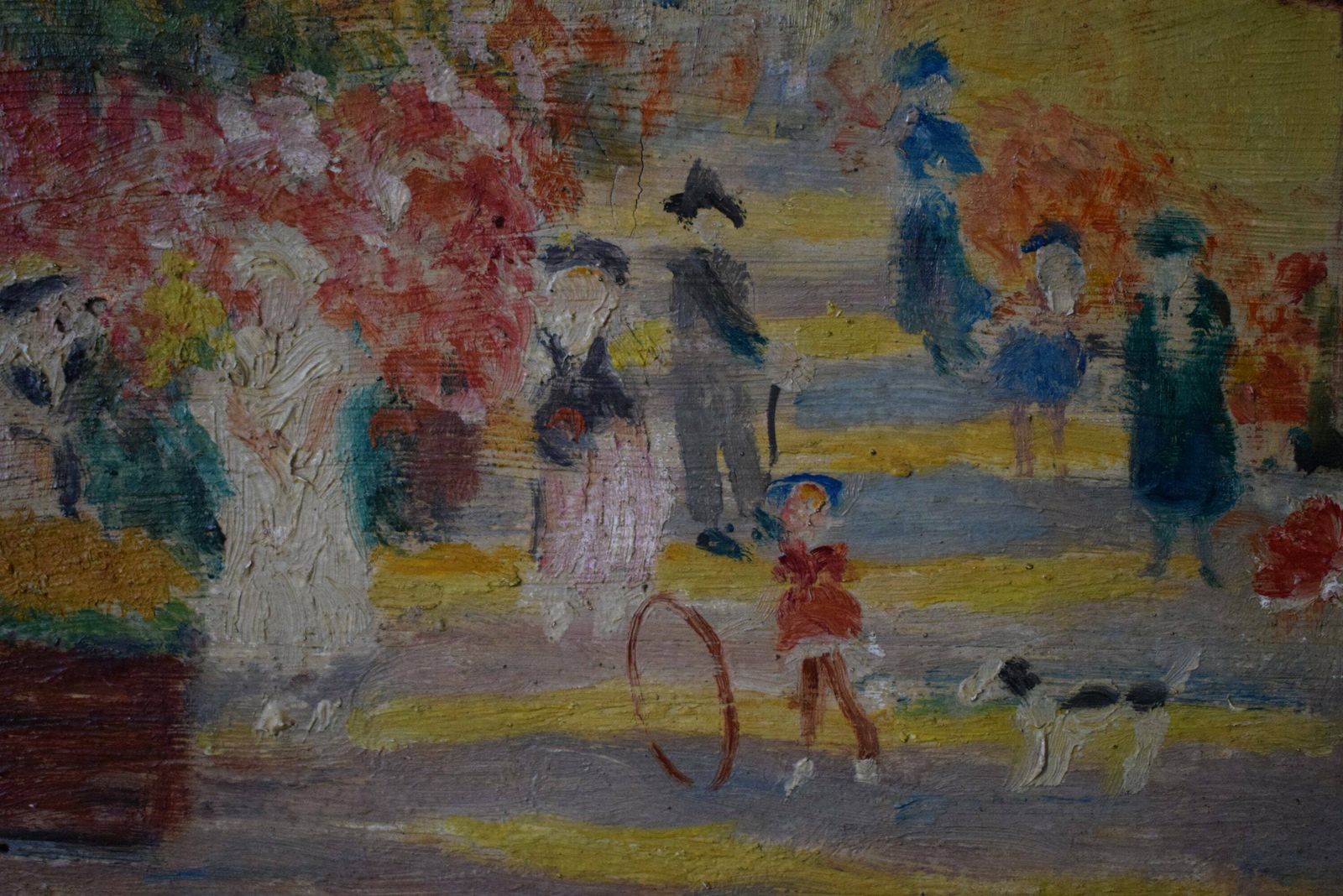 1910's French Impressionnist Oil Painting South Of France Provence photo for sale