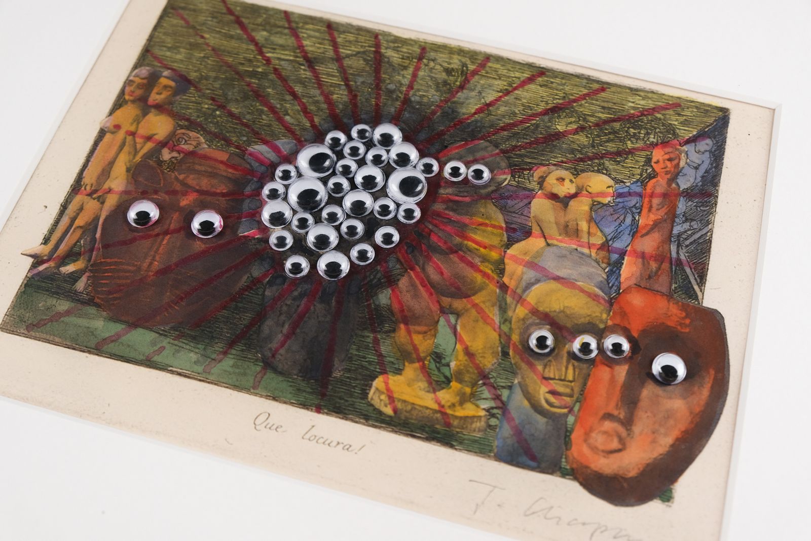 Jake Chapman 'The World Is Deeper Than The Day Thinks' Unique Signed Ap, 2022 photo vintage