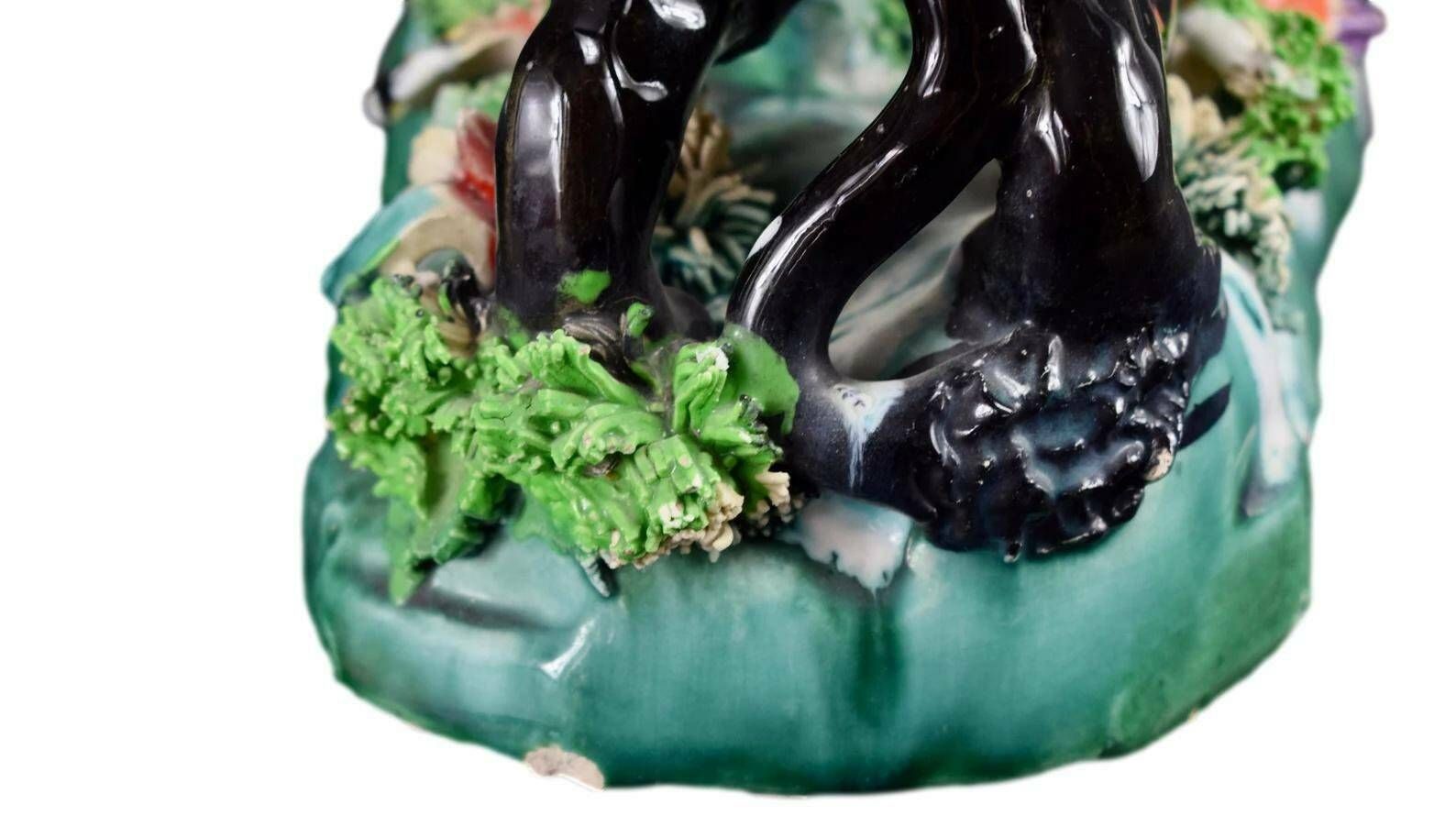 Rare Vintage Vallauris Faience Panther Sculpture photo buy