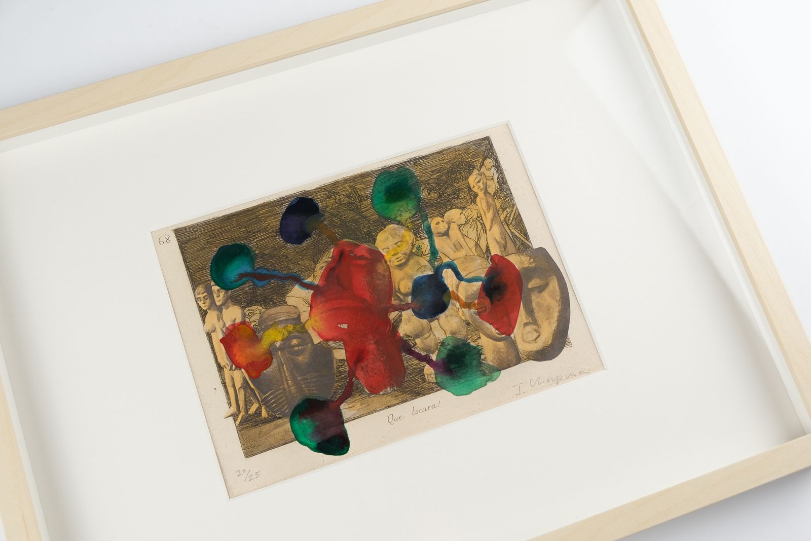 Jake Chapman 'Me Myself And Eye' Unique Hand Painted Signed & Numbered Ap, 2022 photo for sale