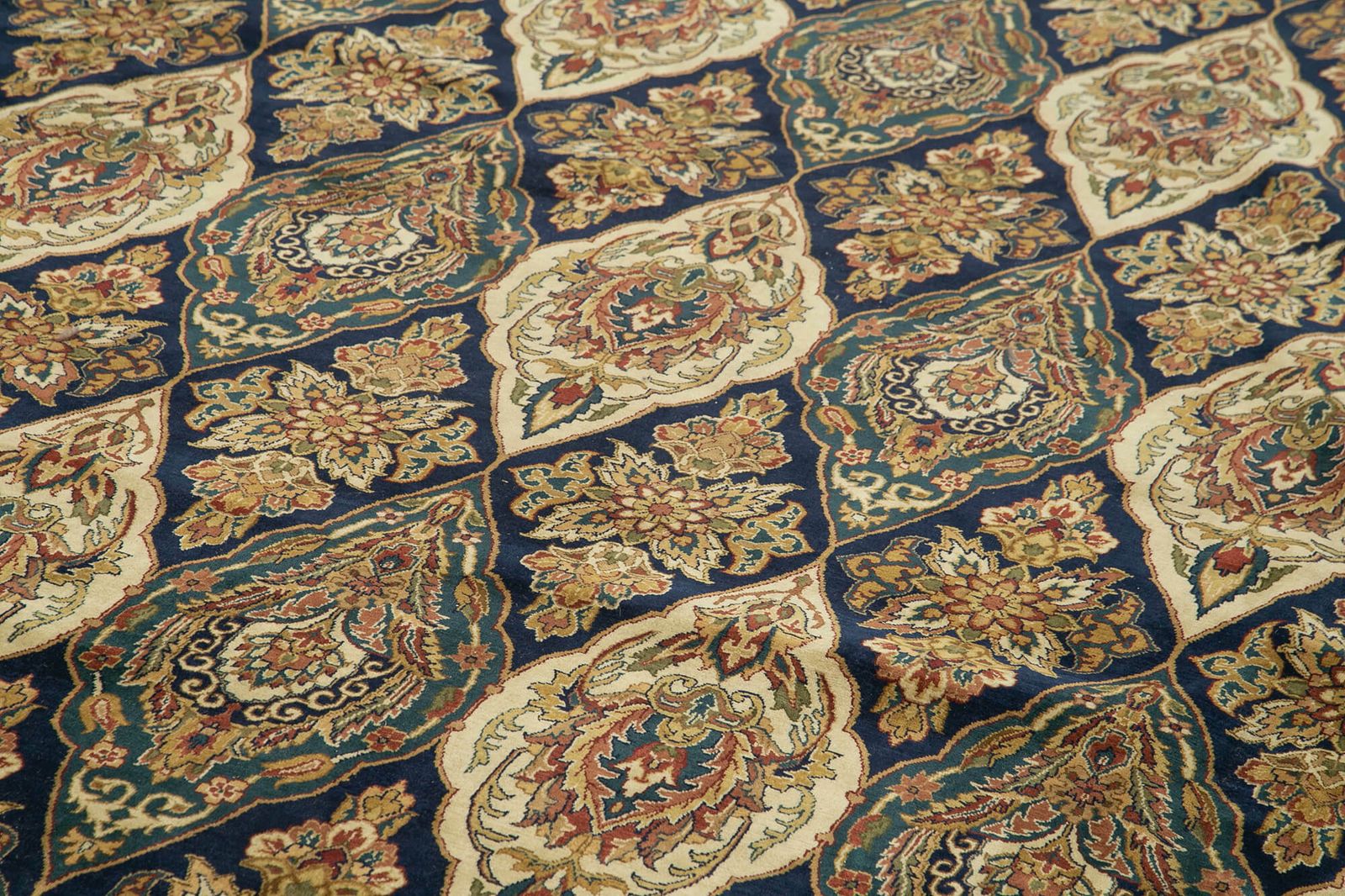 Wool Oriental Design Brown Large Oushak Area Rug   407 Cm X 600 Cm photo 20002.0