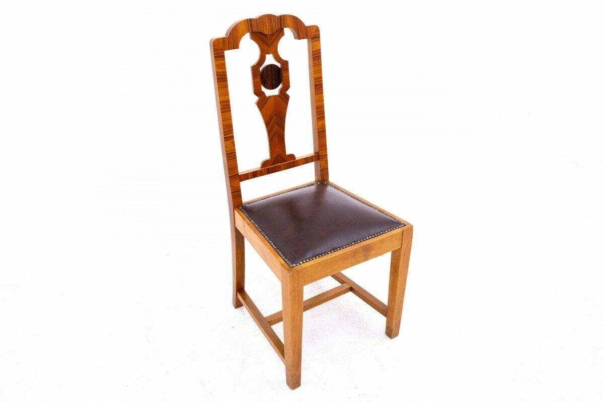 A Set Of Art Deco Chairs, 1940s, Poland. photo vinterior