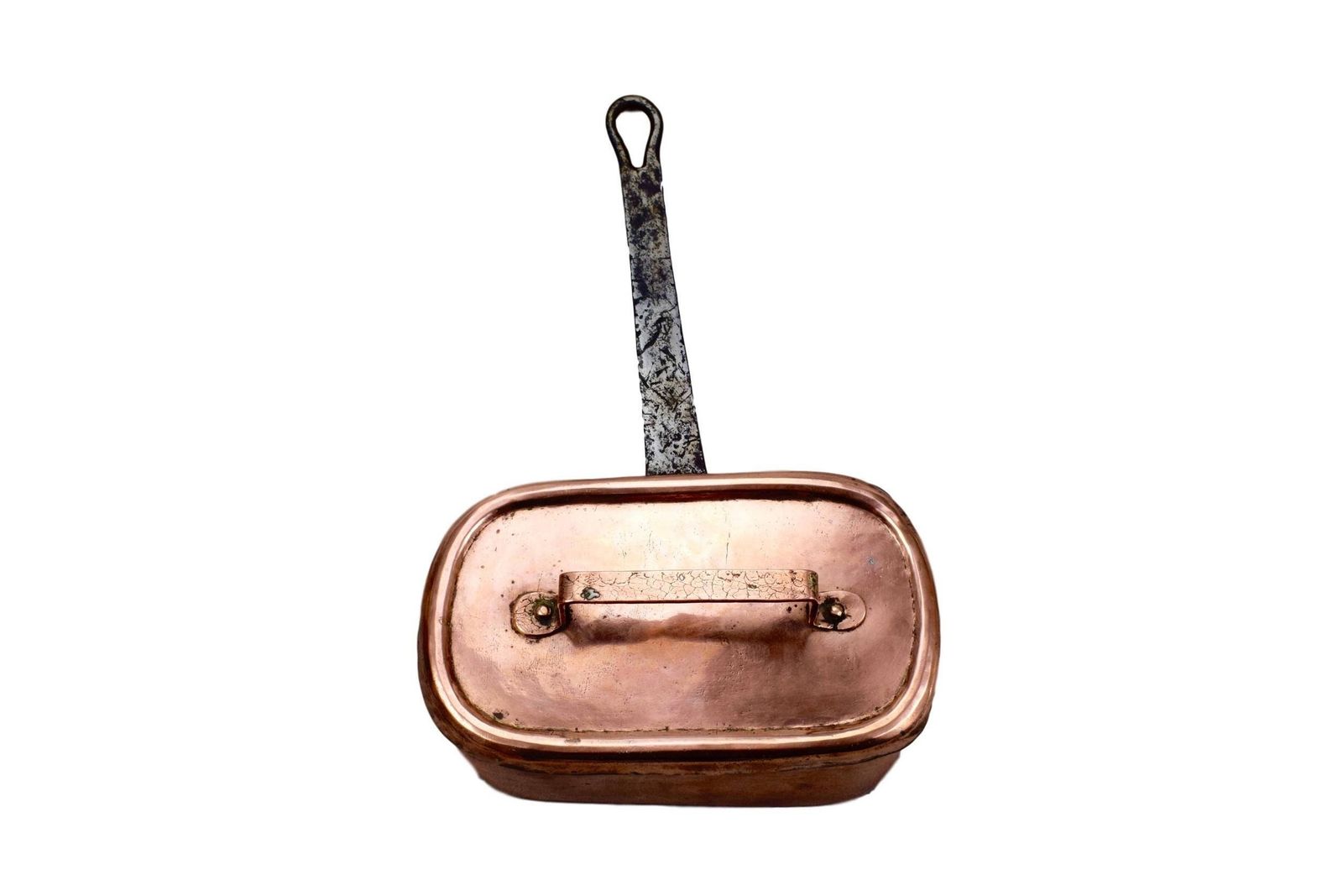 French Antique Dovetailed Copper Daubiere   Frenc Chef 19th.C Copper Braising Box   French Country Kitchen Copper photo buy