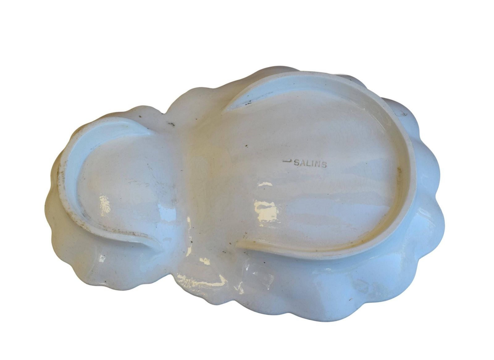 Salins Majolica Strawberry Server   French Antique Poppy Flowers Platter   French Country Home   Summer Dish photo vinterior