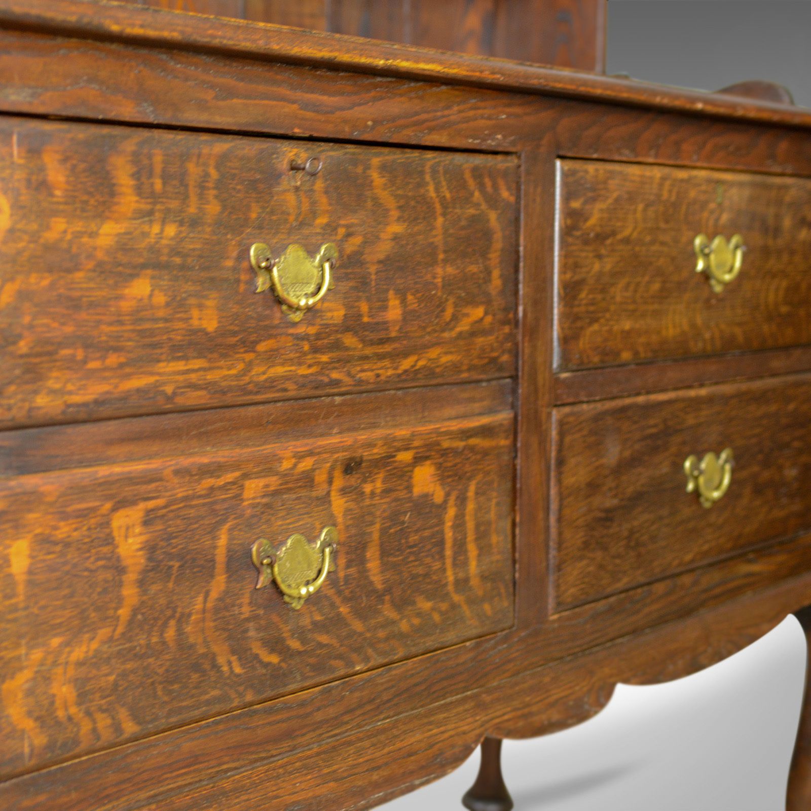 photo furniture Antique Dresser, English, Oak, Victorian, Country Kitchen, Sideboard, Circa 1870