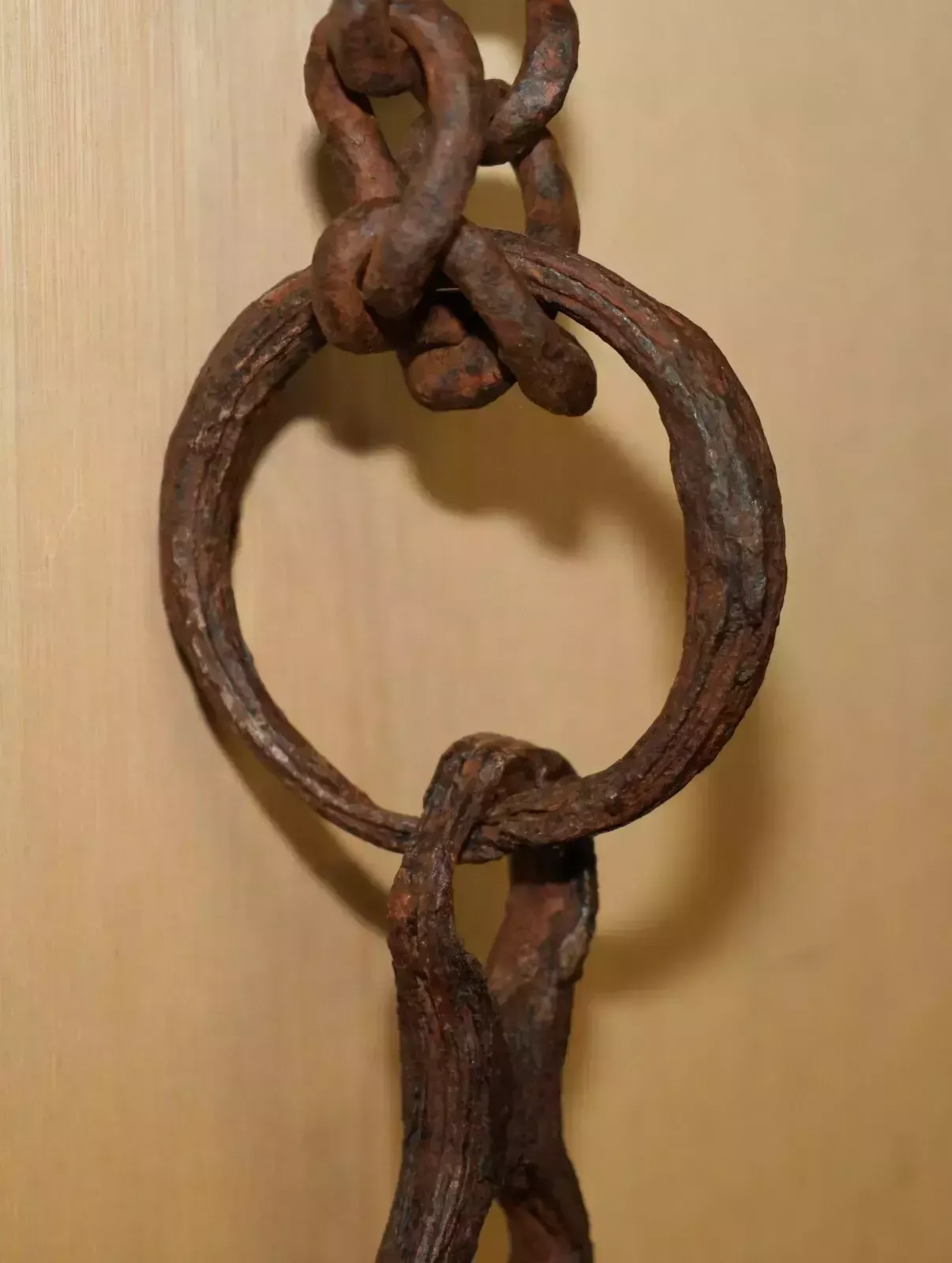 Art Antique Circa 1640 Original Heavily Worn English Ship's Anchor From Penzance photo