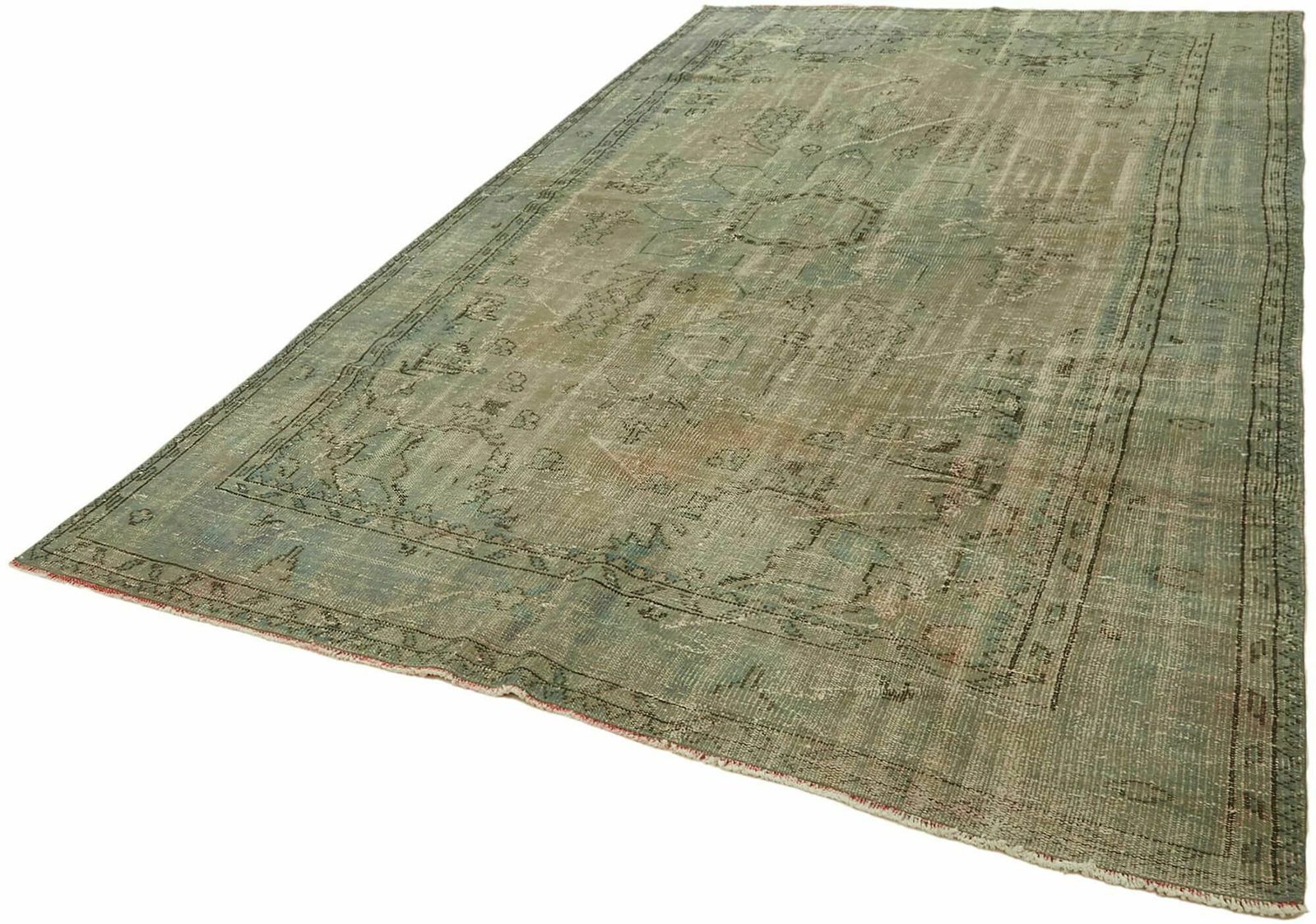 7x11 Blue Overdyed Rug, Oriental photo for sale