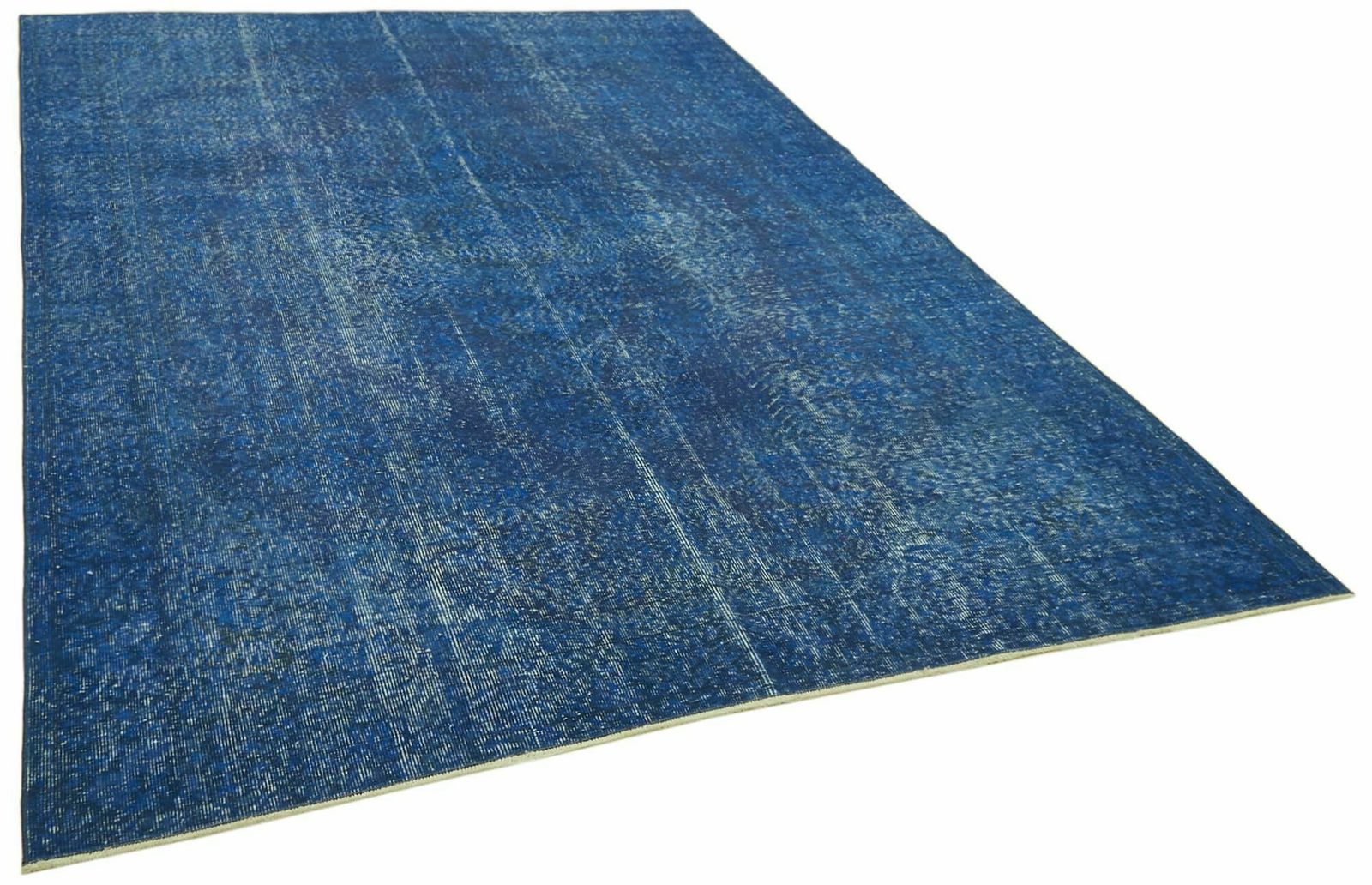7x10 Blue Overdyed Rug, Oriental photo furniture