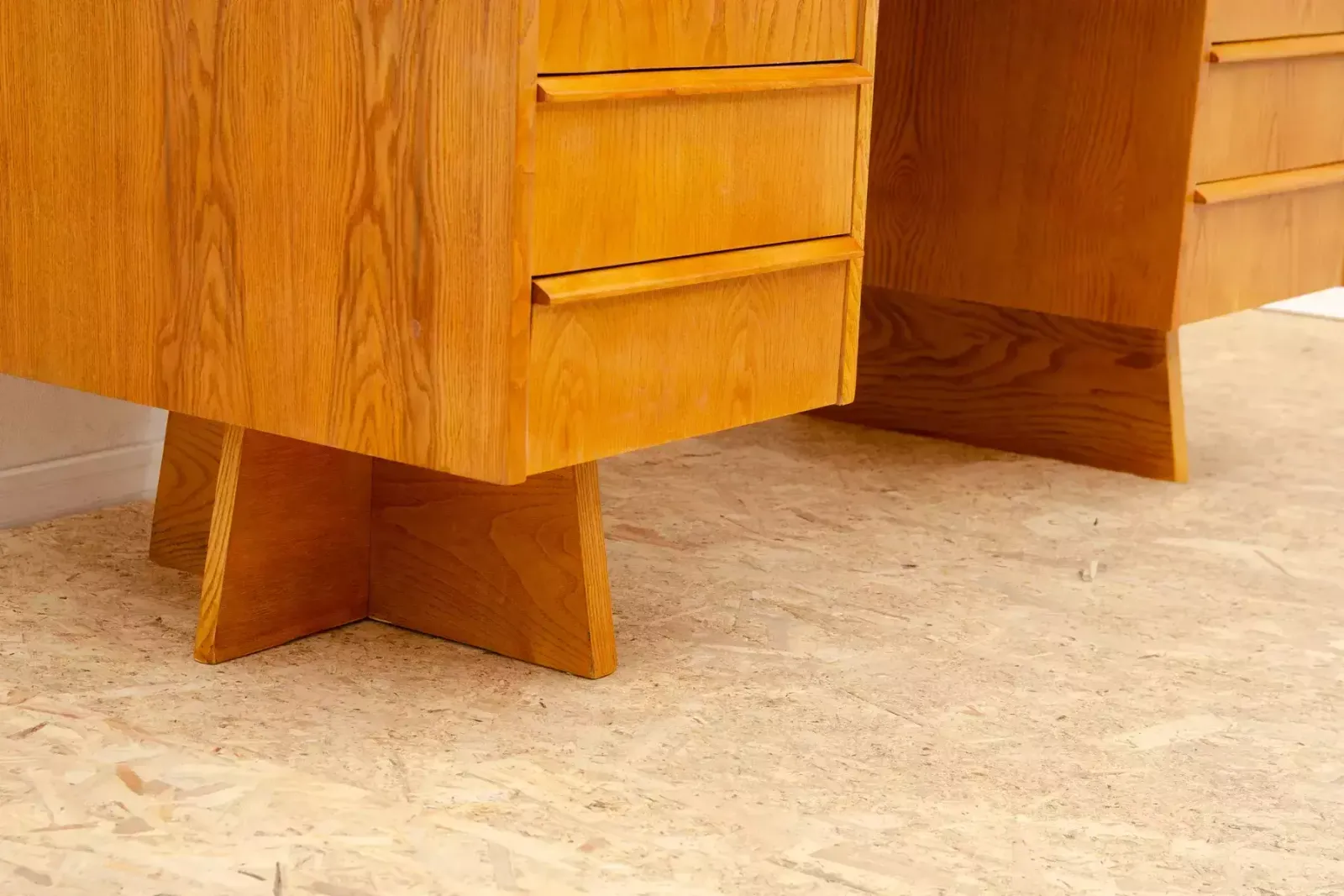 Fully Renovated Czechoslovak Huge Writing Desk, 1970´S, Central Europe photo vinterior