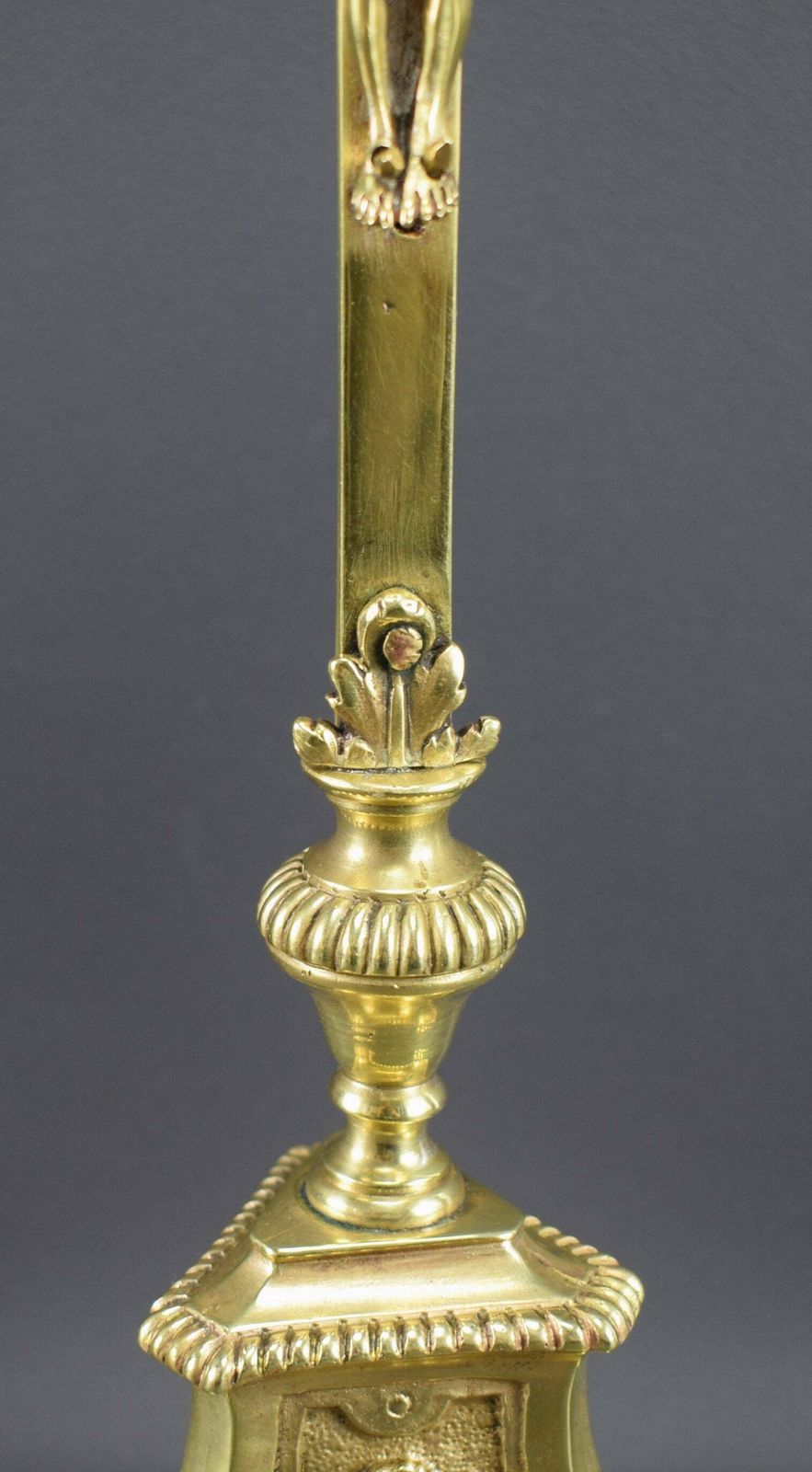 Antique French Ormolu Bronze Standing Cross, Crucifix Reliquary, Catholic Gift photo buy