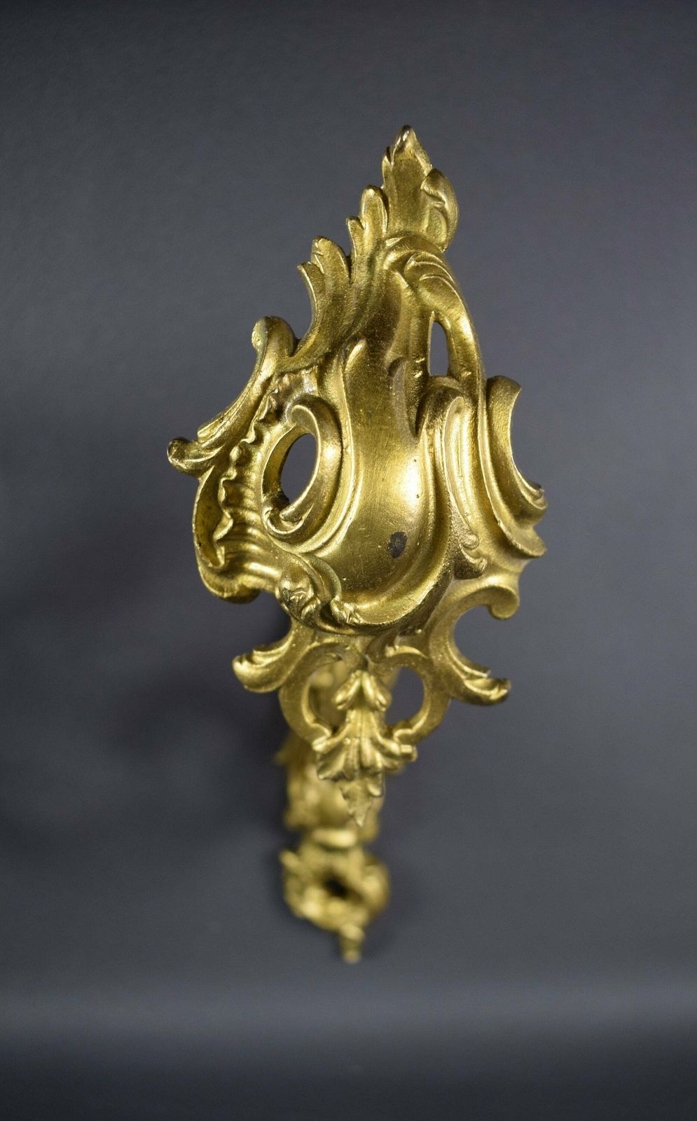 French Antique Set Of 4 Large Louis XV Style Tiebacks Holdbacks 19th photo for sale