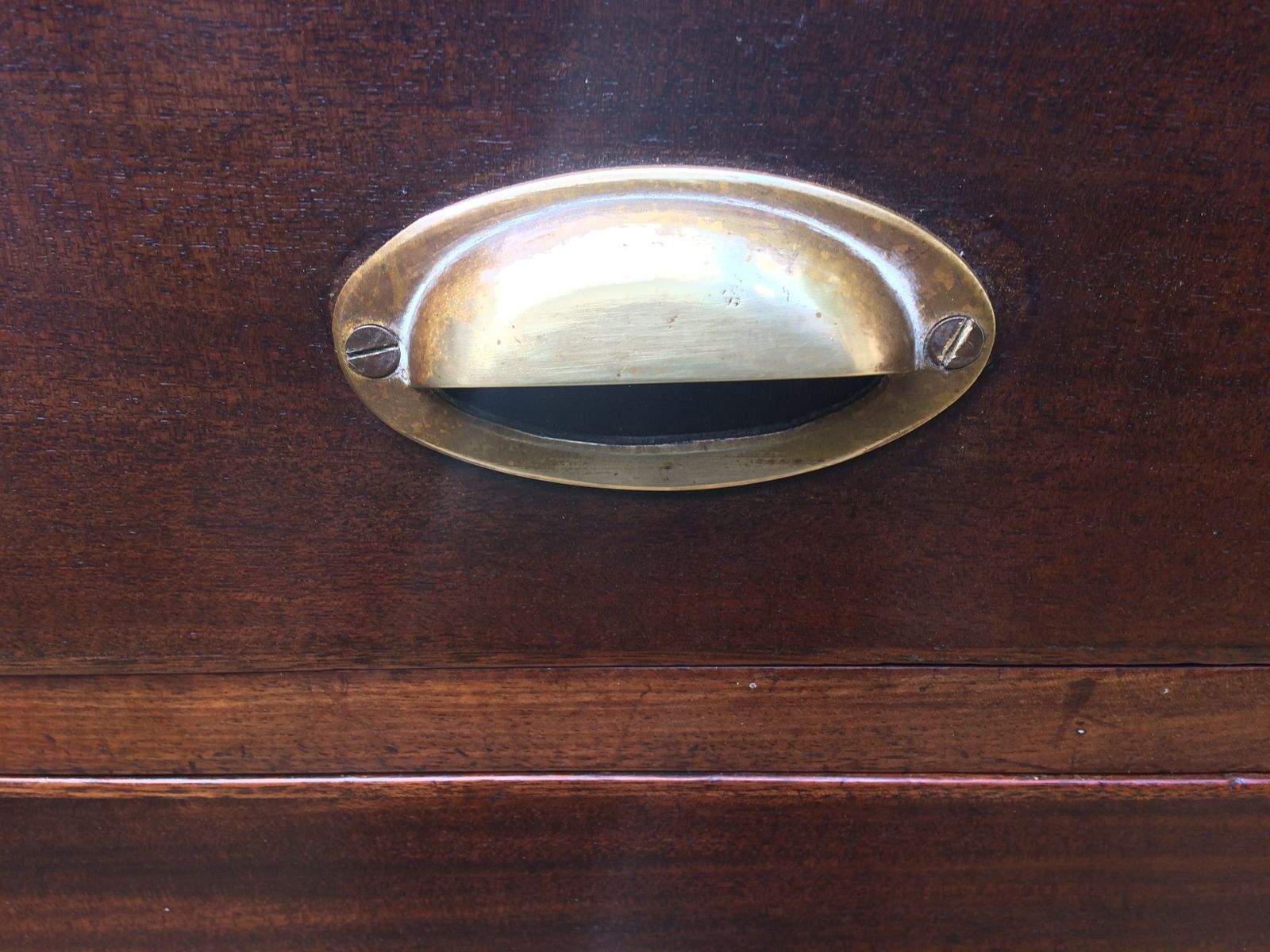 Furniture Antique Shop Counter Bank Of Drawers photo