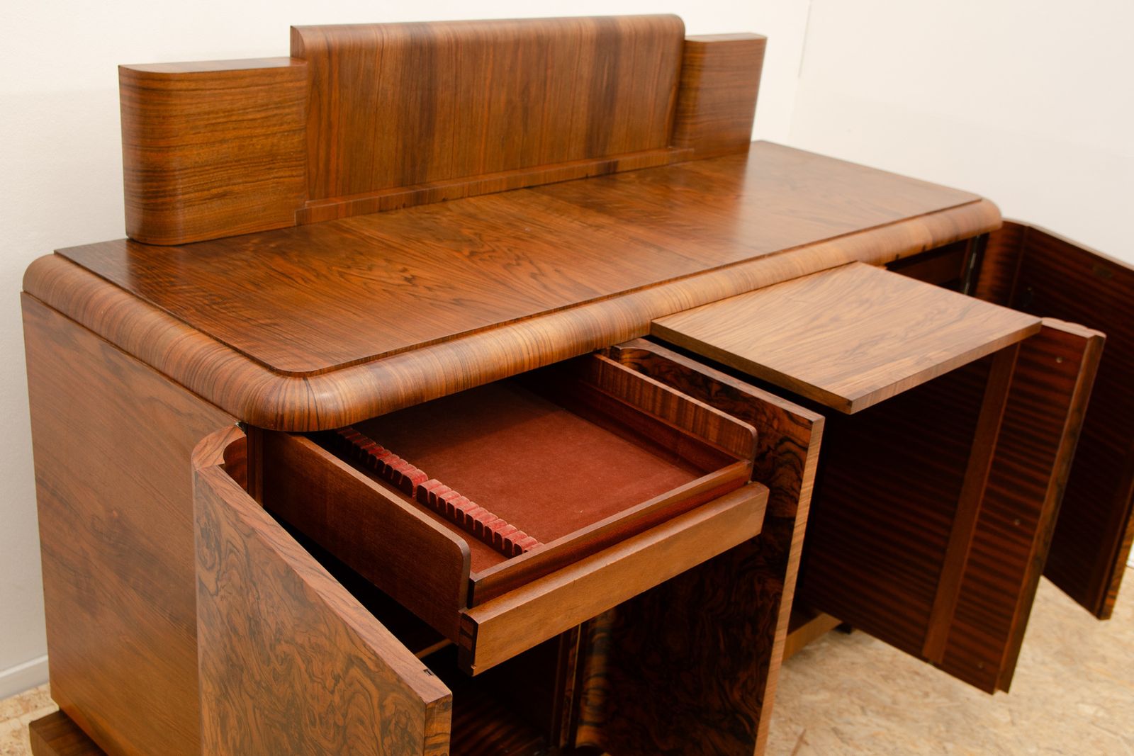 3099.0 Fully Renovated French Art Deco Style Sideboard, 1930´S photo