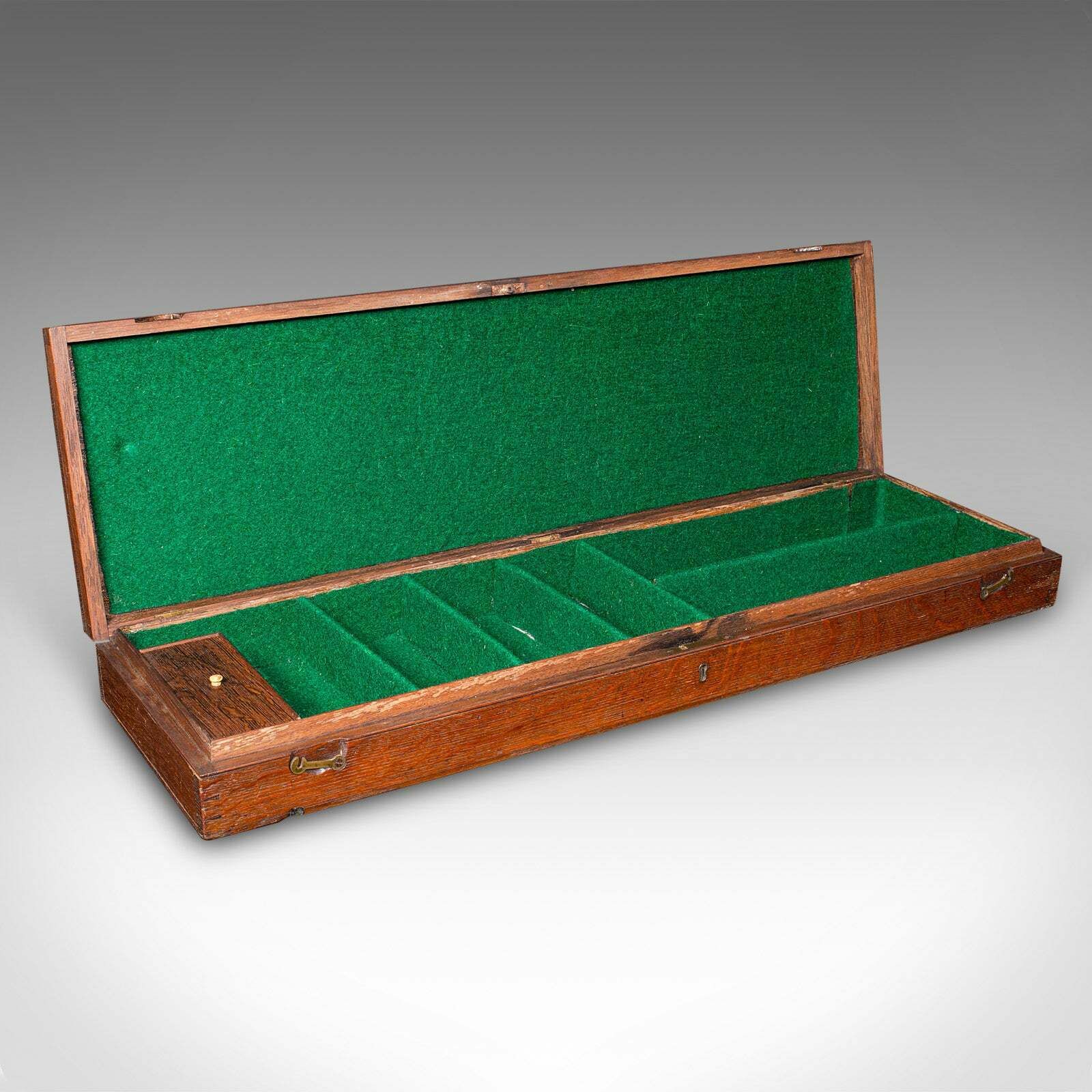 Antique Country House Parlour Game Case, English, Oak, Organiser Box, Victorian photo furniture